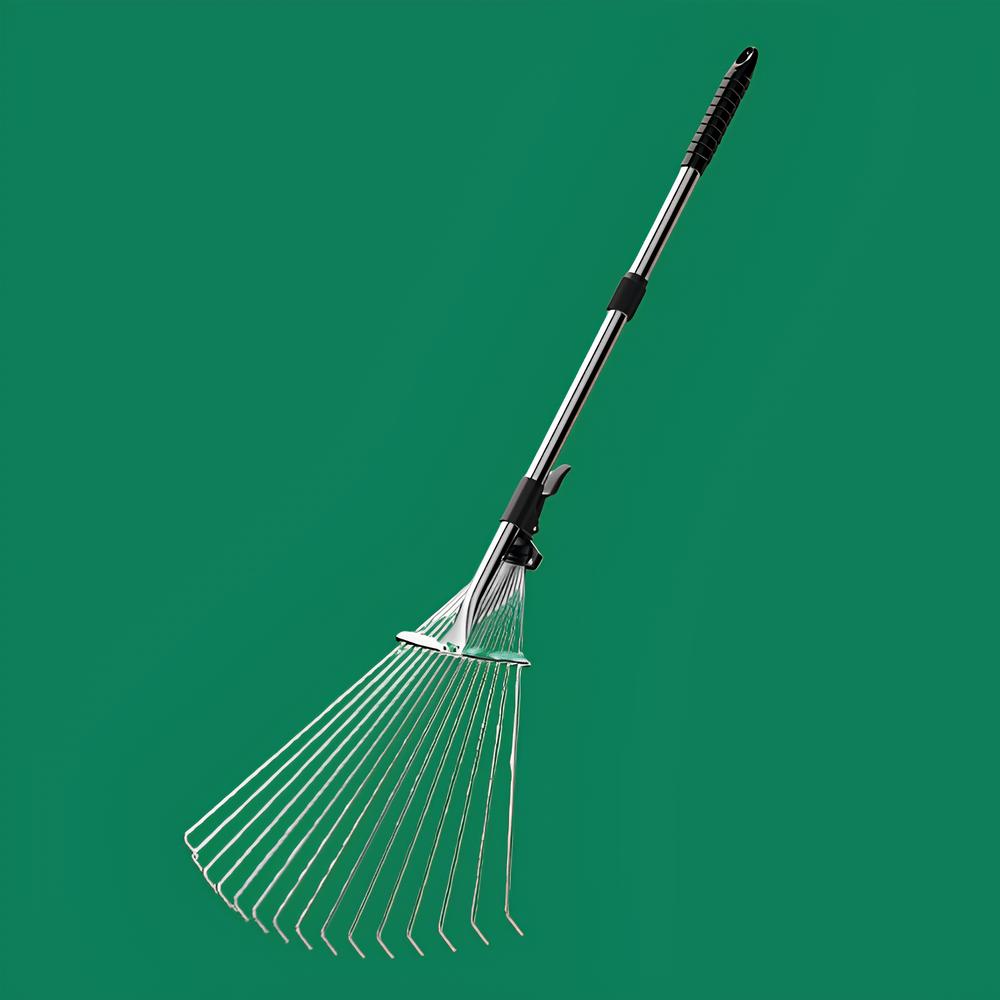 FlexiRake™ – Râteau Compact à Long Manche